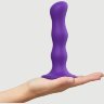 Фиолетовая насадка Strap-On-Me Dildo Geisha Balls size M