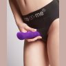 Фиолетовая насадка Strap-On-Me Dildo Geisha Balls size M