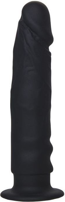 Черный анальный фаллоимитатор Arkn - 14 см.