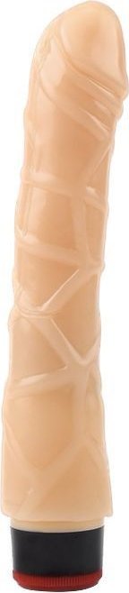 Телесный вибратор 9 Vibrating Dildo NO.2 - 22 см.