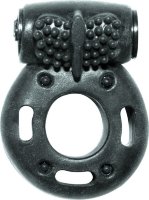 Черное эрекционное кольцо с вибрацией Rings Axle-pin