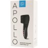 Черный вибромастурбатор с пульсацией Apollo