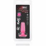 Розовый анальный плаг из силикона Seamless Silicone Butt Plug - 7,5 см.