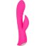 Ярко-розовый вибромассажер-кролик 5 Silicone Ripple Passion - 19,1 см. - Ярко-розовый вибромассажер-кролик 5 Silicone Ripple Passion - 19,1 см.