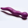 Фиолетовый жезловый вибромассажёр Cassi - 21 см.