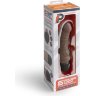 Коричневый вибратор-реалистик 6 Realistic Vibrator - 17 см.