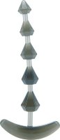 Дымчатая анальная цепочка PLIABLE PROBE - 15 см.