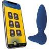 Синий анальный вибратор Little Rocket II + APP