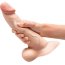 Телесный анальный фаллоимитатор Slipskin 9’’ Curved - 22 см. - Телесный анальный фаллоимитатор Slipskin 9’’ Curved - 22 см.