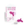 Розовый сенсорный вибромассажёр на палец Fuzu Sensa