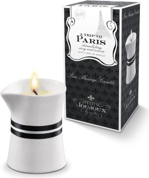 Массажное масло в виде малой свечи Petits Joujoux Paris с ароматом ванили и сандалового дерева