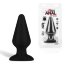 Черный плаг из силикона Seamless Silicone Butt Plug - 15 см.  Цена 10 281 руб. - Черный плаг из силикона Seamless Silicone Butt Plug - 15 см.
