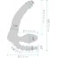 Фиолетовый безремневой страпон с пультом ДУ 7’’ Remote Control Strapless - 24 см. - Фиолетовый безремневой страпон с пультом ДУ 7’’ Remote Control Strapless - 24 см.