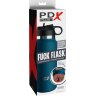 Смуглый мастурбатор-вагина в синей колбе F*ck Flask