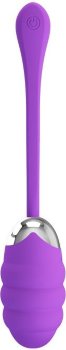 Фиолетовое перезаряжаемое виброяйцо Franklin
