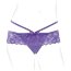 Фиолетовые трусики с вибропулей и пультом Crotchless Panty Thrill-Her - Фиолетовые трусики с вибропулей и пультом Crotchless Panty Thrill-Her