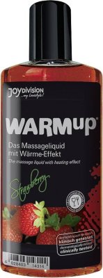 Разогревающее масло WARMup Strawberry - 150 мл.  Цена 2 828 руб. Высококачественное разогревающее массажное масло с ароматом клубники. Страна: Германия. Объем: 150 мл.