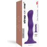 Фиолетовая насадка Strap-On-Me Dildo Geisha Balls size XL