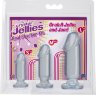 Набор прозрачных анальных фаллоимитаторов Crystal Jellies Anal Starter Kit