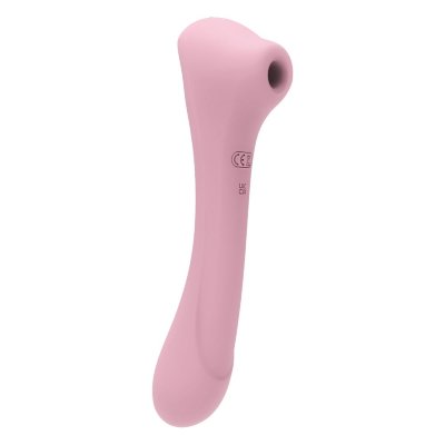 Нежно-розовый двусторонний стимулятор Daisy Massager - 20,2 см. Длина: 20.2 см. Диаметр: 4.2 см. Массажер для клитора Daisy Massager сделан из мягкого силикона и ABS, удобно лежит в руке. Два мотора, 10 режимов вибрации и 10 режимов всасывания. Водонепроницаемость IPX7 подходит для использования в воде. Заряжается через USB. Страна: Китай. Материал: анодированный пластик, силикон. Батарейки: встроенный аккумулятор.
