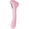 Нежно-розовый двусторонний стимулятор Daisy Massager - 20,2 см.