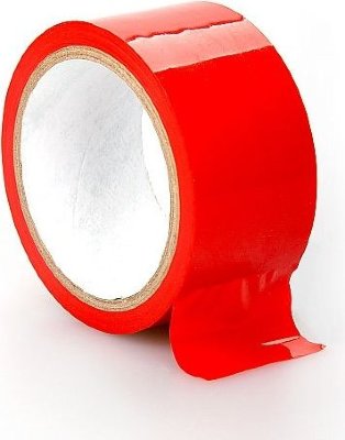 Красная лента для связывания Bondage Tape Red  Цена 1 428 руб. Длина: 2 см. Бондажная лента насыщенного цвета. Удобна в использовании, не нарушает волосяной покров, т.к. клеится не к человеческой коже, а сама к себе. Ширина - 4,7 см. Страна: Нидерланды. Материал: поливинилхлорид (ПВХ, PVC).