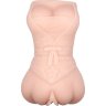 Мастурбатор-вагина с эффектом смазки в виде женской фигурки