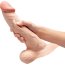 Телесный анальный фаллоимитатор Slipskin 10’’ Curved - 25 см. - Телесный анальный фаллоимитатор Slipskin 10’’ Curved - 25 см.