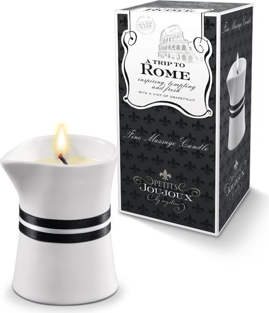 Массажное масло в виде малой свечи Petits Joujoux Rome с ароматом грейпфрута и бергамота