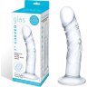 Стеклянный фаллоимитатор из стекла 7’’ Curved Realistic Glass Dildo With Veins - 15,9 см.