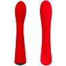 Красный вибромассажер 6 Silicone G-Spot Fun - 19,1 см.