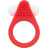 Красное эрекционное кольцо LIT-UP SILICONE STIMU RING 1 RED