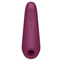 Бордовый вакуум-волновой стимулятор Satisfyer Curvy 1+