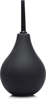 Черный анальный душ Thin Tip Enema Bulb