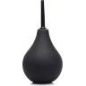 Черный анальный душ Thin Tip Enema Bulb