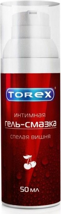 Гель-смазка на водной основе Torex Спелая вишня - 50 мл.