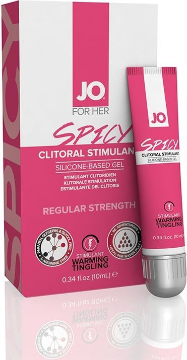 Возбуждающий гель для клитора сильного действия JO SPICY CLITORAL GEL - 10 мл.