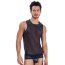 Черная прозрачная мужская майка Audacy Tank Top - Черная прозрачная мужская майка Audacy Tank Top