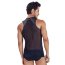 Черная прозрачная мужская майка Audacy Tank Top - Черная прозрачная мужская майка Audacy Tank Top