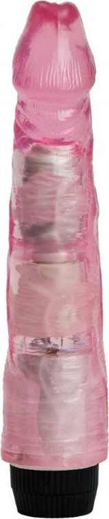 Розовый вибратор-реалистик - 22,5 см.