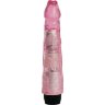 Розовый вибратор-реалистик - 22,5 см.