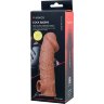 Телесная насадка на фаллос с отверстием для мошонки Cock Sleeve 001 Size L - 17,6 см.