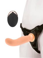 Женский вибрострапон со съемной насадкой и пультом ДУ