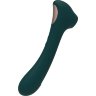 Изумрудный двусторонний стимулятор Quiver - 20,2 см.
