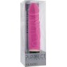 Ярко-розовый вибратор PURRFECT SILICONE CLASSIC 6.5INCH - 16,5 см.