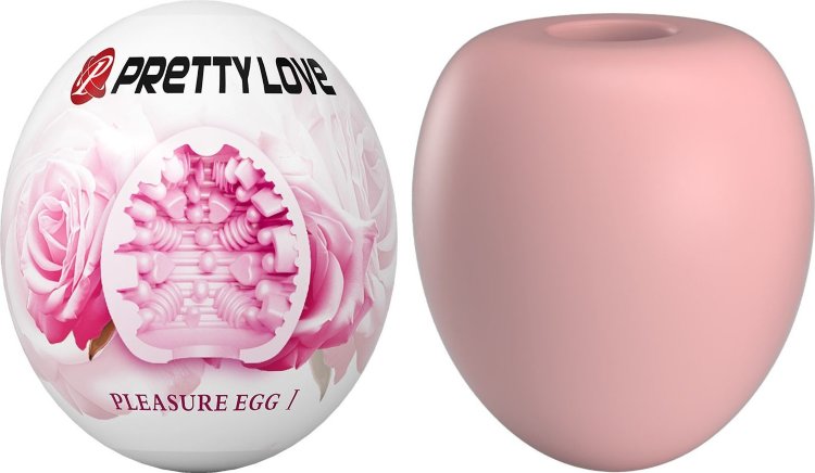 Розовый мастурбатор-яйцо Pleasure Egg I