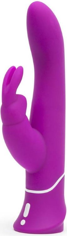 Лиловый вибратор-кролик Curve Rechargeable Rabbit Vibrator - 25,4 см.