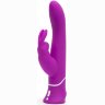 Лиловый вибратор-кролик Curve Rechargeable Rabbit Vibrator - 25,4 см.