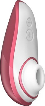 Розовый бесконтактный клиторальный стимулятор Womanizer Liberty