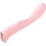 Нежно-розовый вибромассажер 6 Silicone G-Spot Fun - 19,1 см.
